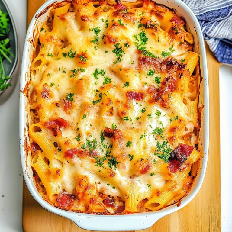 Chicken And Bacon Pasta Casserole Recipe