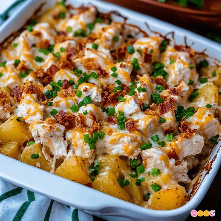 Loaded Potato Ranch Chicken Casserole Recipe