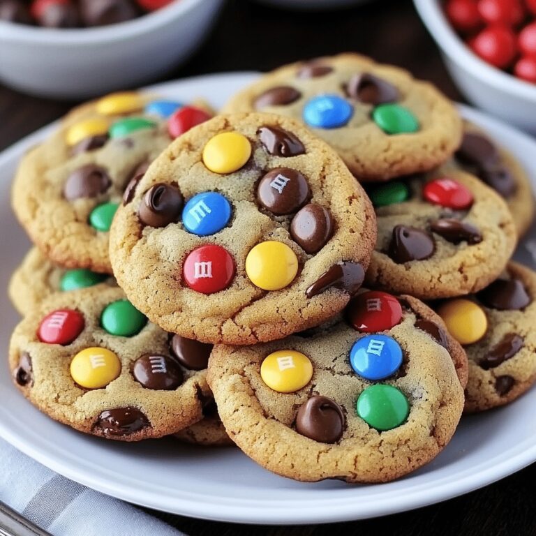 Irresistible M&M Chocolate Chip Cookies With Pudding Recipe