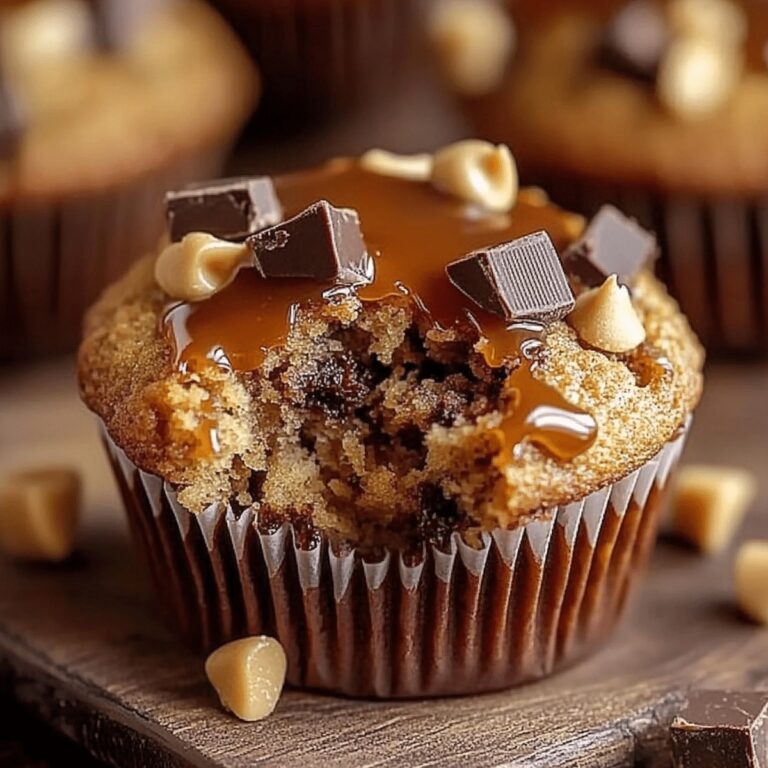 Sinful Salted Caramel Chocolate Chunk Muffins Recipe