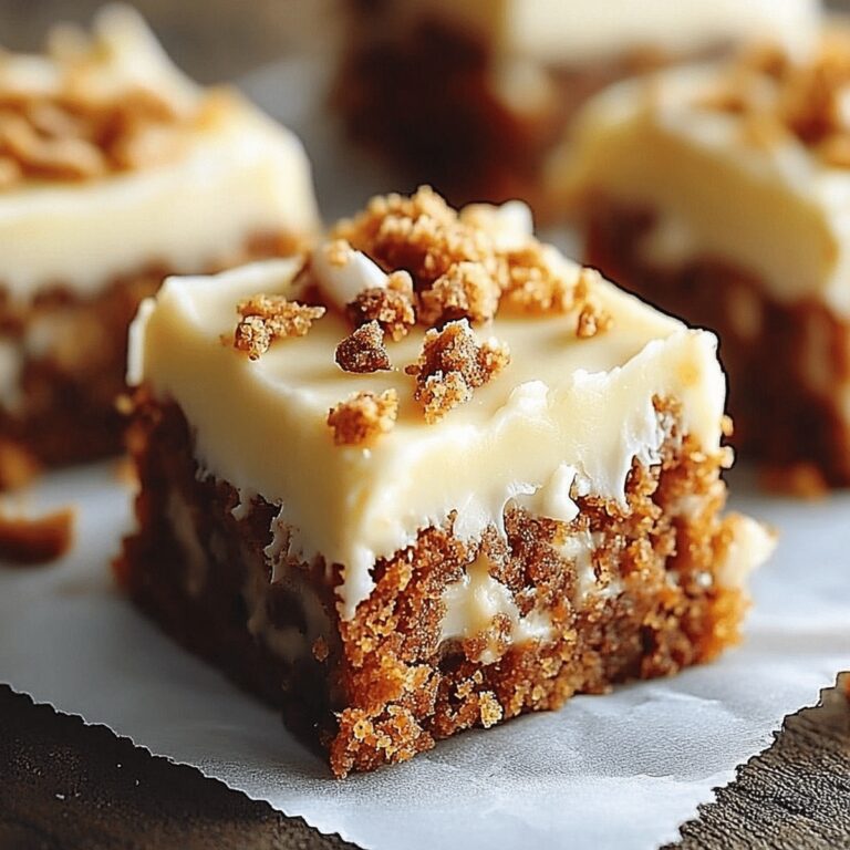 Moist Carrot Cake Bars With Cream Cheese Frosting Recipe