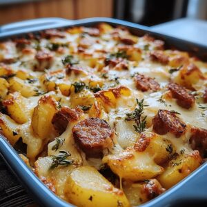 Hearty Sausage And Potato Casserole Recipe