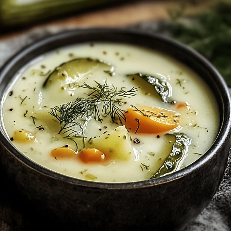 Tangy Dill Pickle Soup Recipe