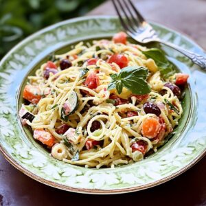 Garden Spaghetti Salad Recipe