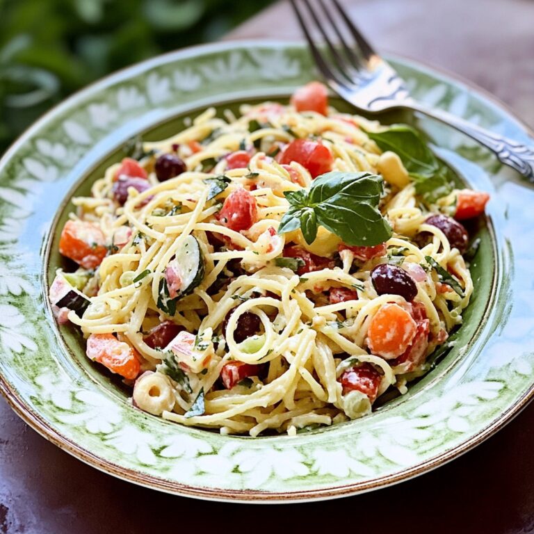 Garden Spaghetti Salad Recipe