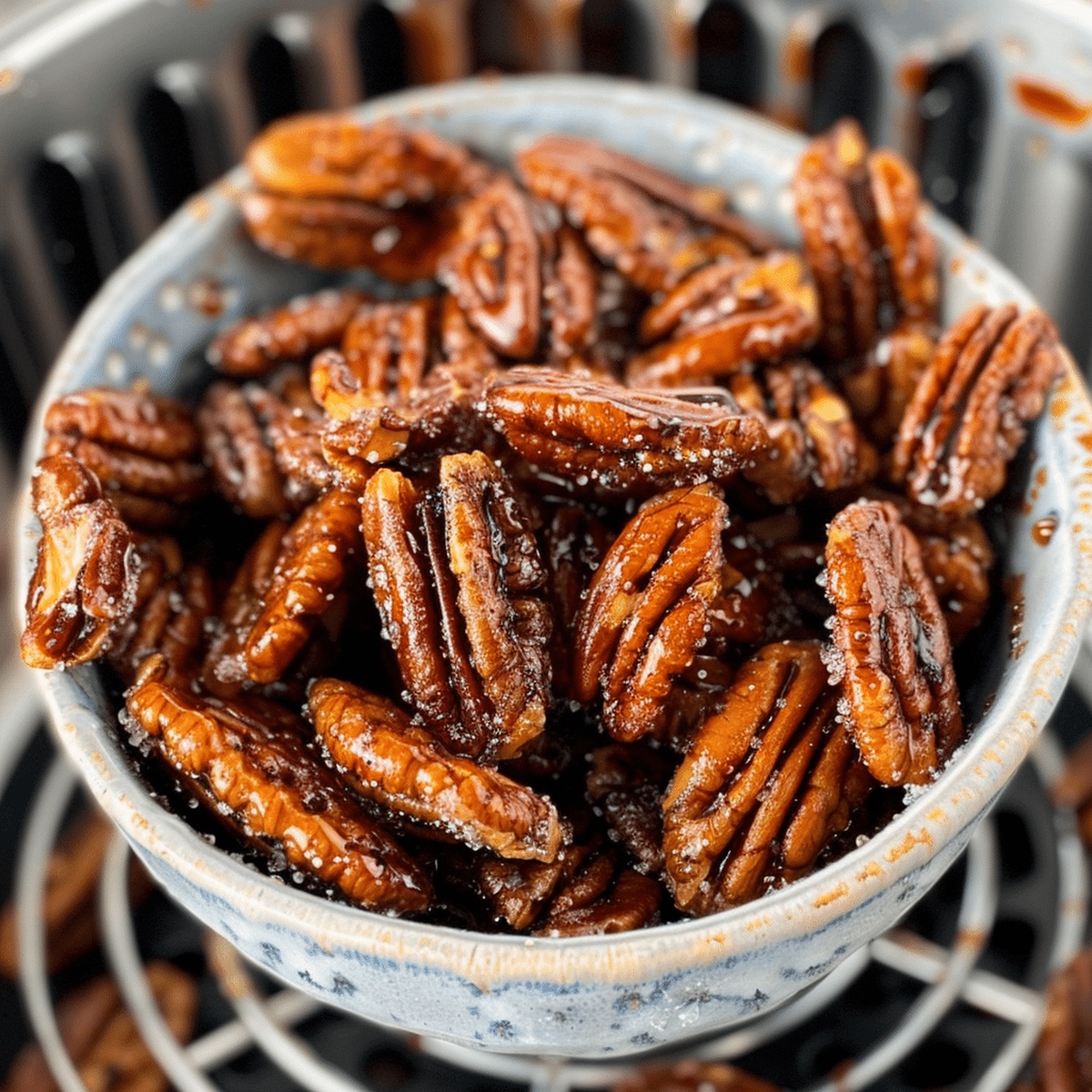 Air Fryer Candied Pecans Recipe