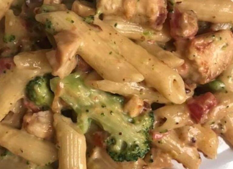 Creamy Bacon Chicken Pasta With Broccoli Recipe
