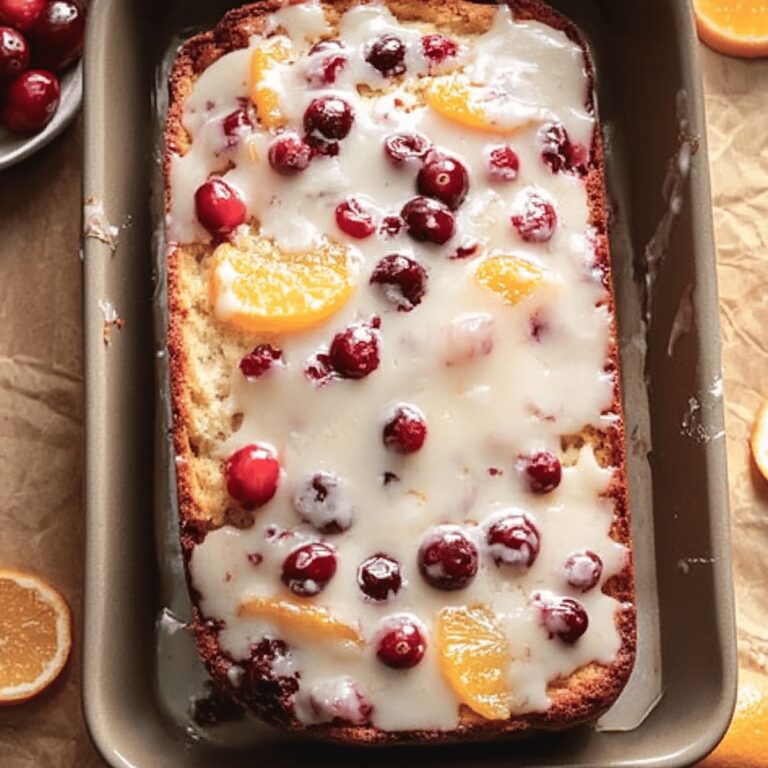 Moist Cranberry Orange Loaf Recipe