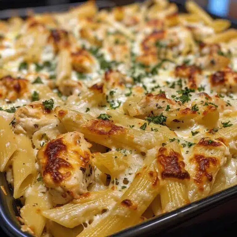 Silky Garlic Parmesan Chicken Pasta Recipe