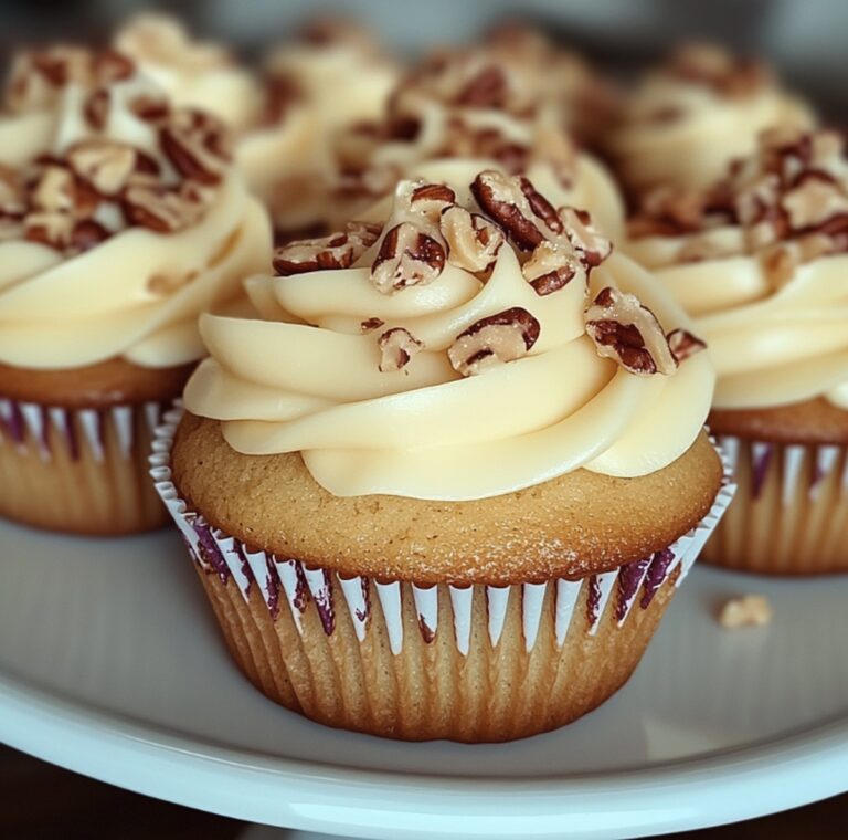 Butter Pecan Cupcakes Recipe
