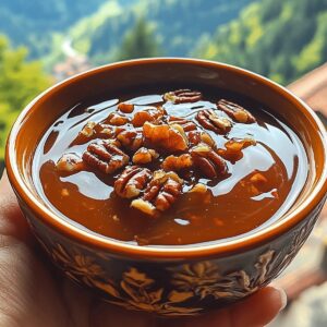 Velvety Southern Bourbon Pecan Caramel Sauce Recipe