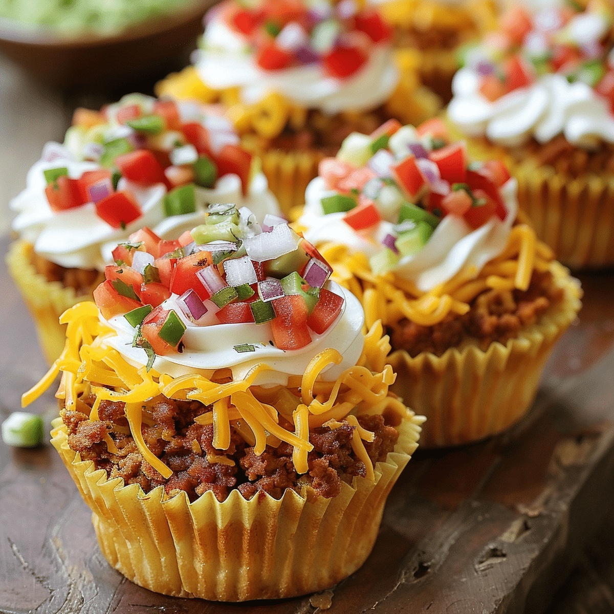 Taco Cupcakes Recipe