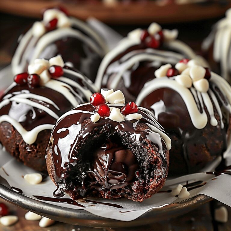 Black Forest Cookie Dough Brownie Bombs Recipe