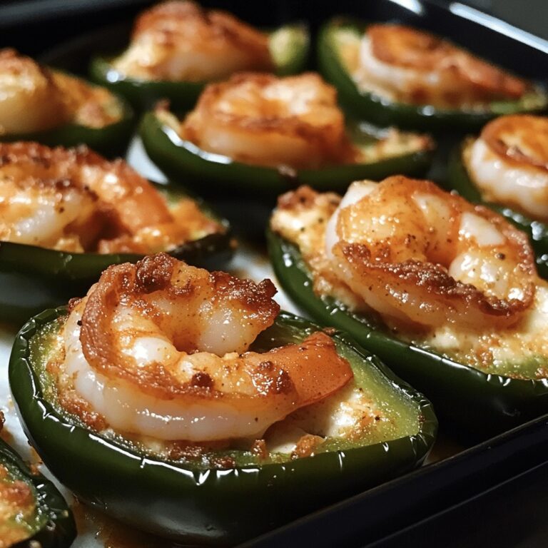Spicy Cajun Shrimp Stuffed Jalapenos Recipe