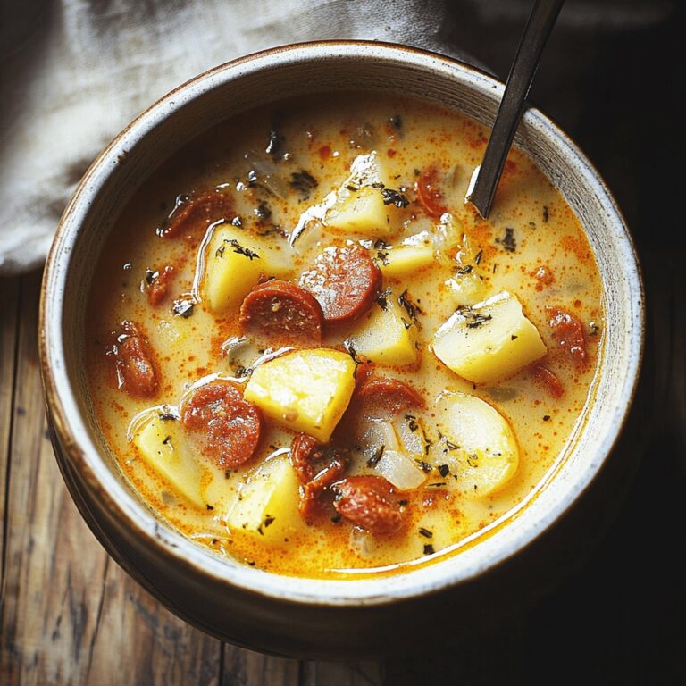 Spanish Potato Soup With Chorizo Recipe