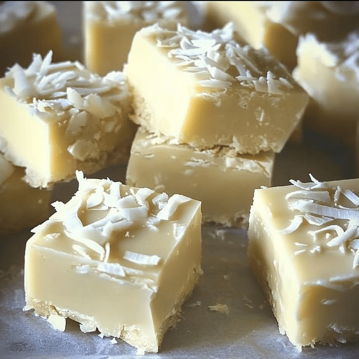 White Chocolate Coconut Fudge Recipe