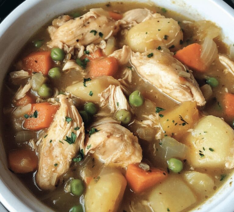 Tender Slow Cooker Chicken Stew Recipe