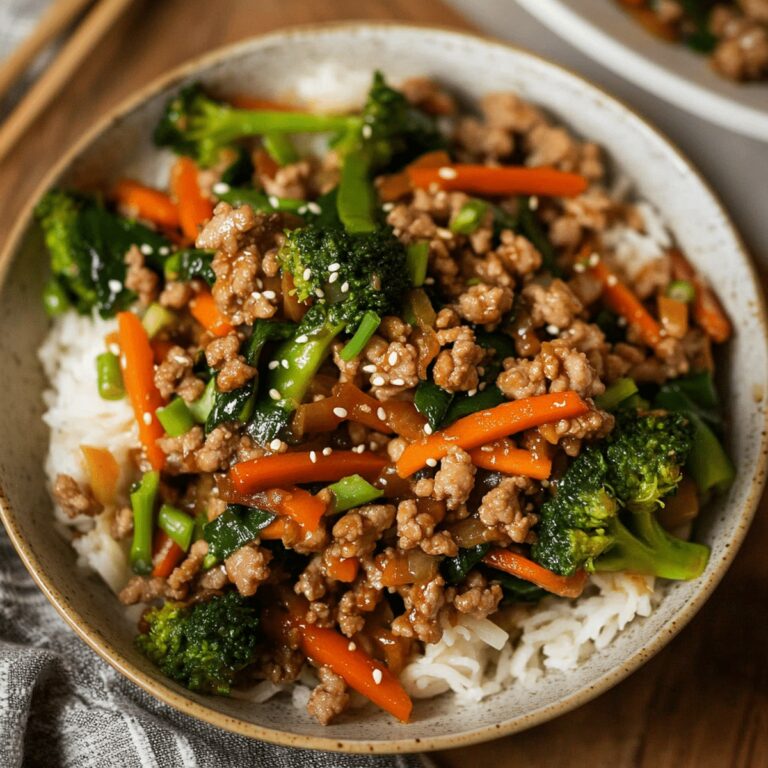 Ground Turkey Teriyaki Stir Fry Recipe