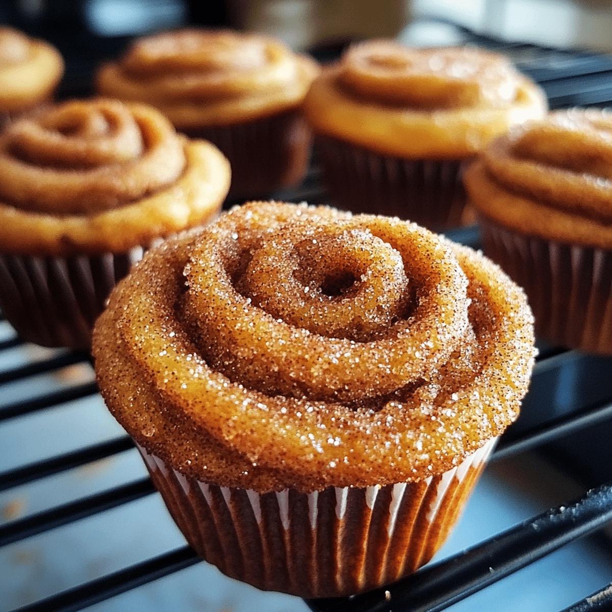 Sweet Cinnamon Sugar Swirl Muffins Recipe