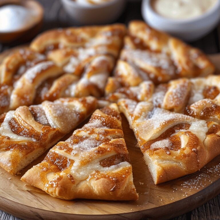 Cinnamon-Sugar Pizza Made With Crescent Rolls Recipe