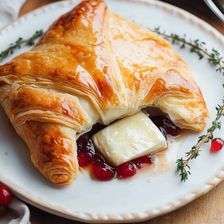 Golden Baked Brie In Puff Pastry Recipe