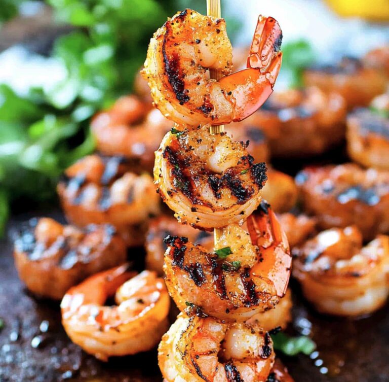 Sausage & Grilled Shrimp Kabobs Recipe