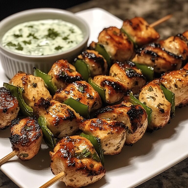 Tangy Honey Jalapeno Chicken Skewers With Cilantro Lime Dip Recipe