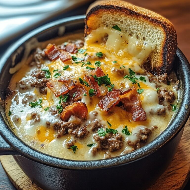 One-Pot Philly Cheesesteak Soup With Bacon And Cheesy Toast Recipe