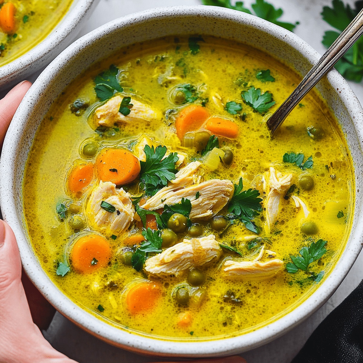 Anti Inflammatory Turmeric Chicken Soup Recipe