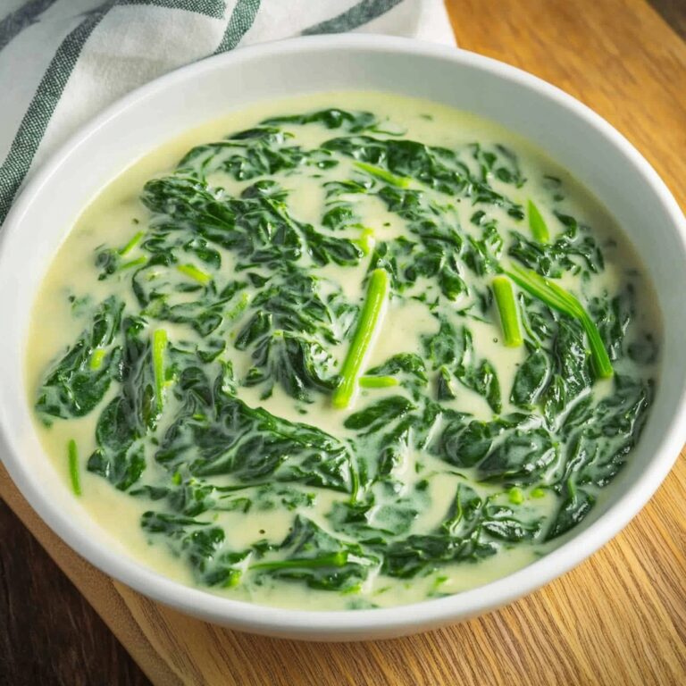 Creamed Spinach Recipe