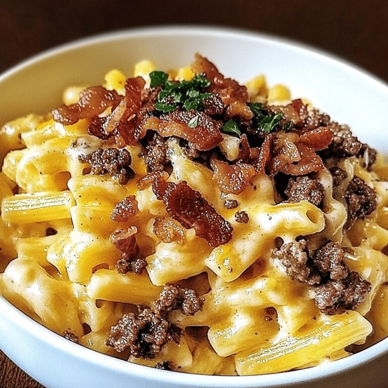 Loaded Bacon Cheeseburger Pasta Recipe