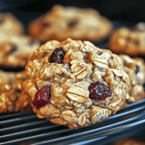 White Chocolate Oatmeal Cranberry Cookies Recipe