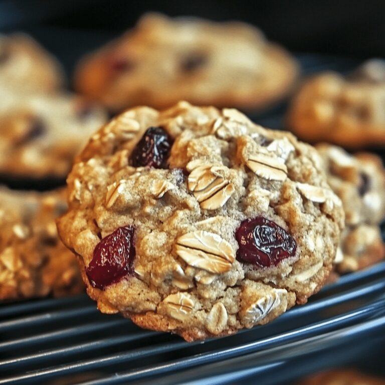 White Chocolate Oatmeal Cranberry Cookies Recipe