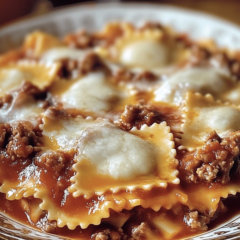 Easy Crockpot Ravioli Lasagna Recipe