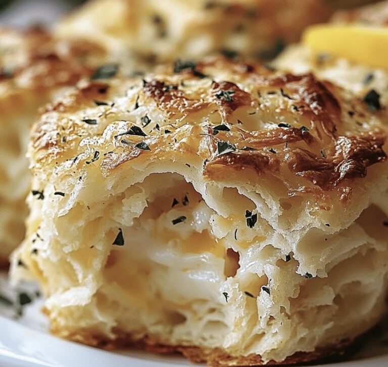 Crispy Crab Stuffed Cheddar Bay Biscuits With Lemon Butter Recipe