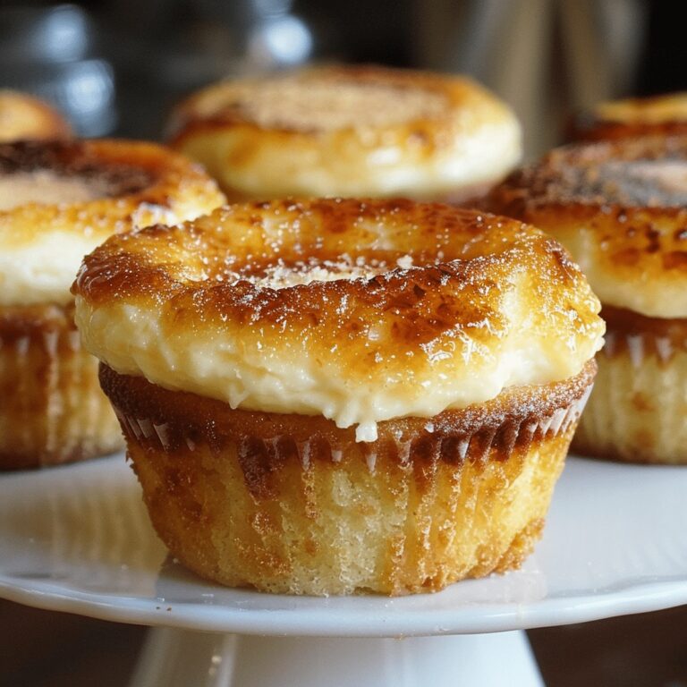 Vanilla Bean Creme Brulee Cheesecake Cupcakes Recipe