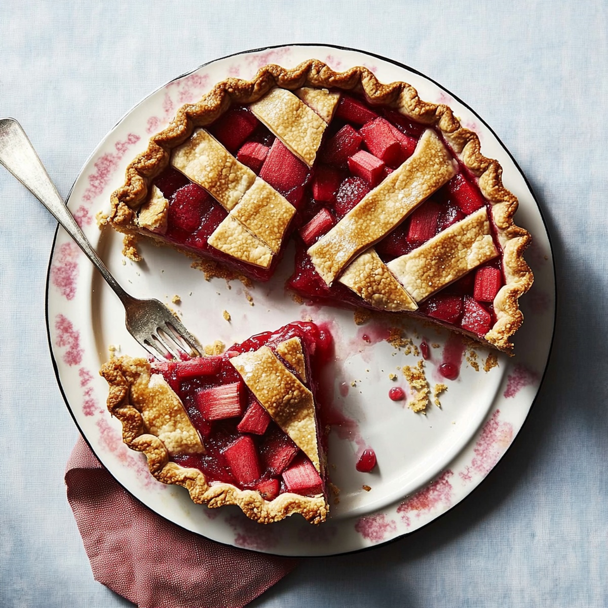 Best Strawberry-Rhubarb Pie Recipe