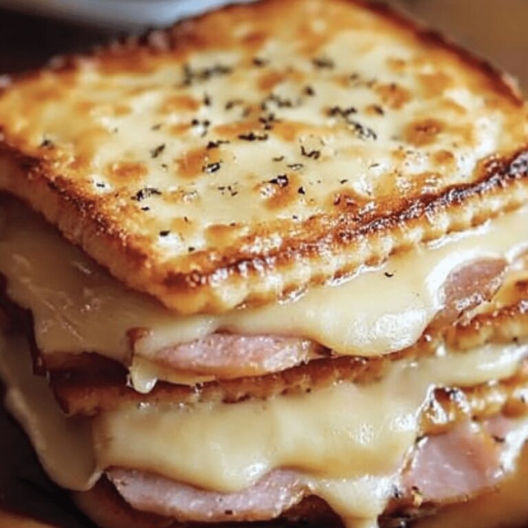 Crispy Ham And Swiss Cracker Melts Recipe