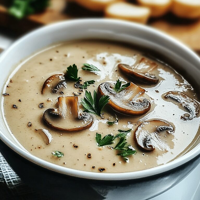 Creamy Mushroom Soup Recipe