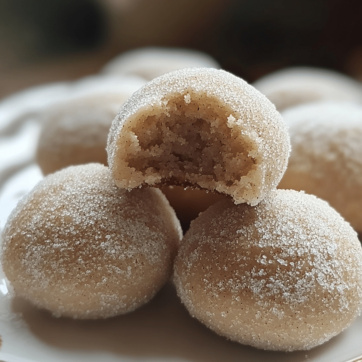Cinnamon Sugar Snowball Cookies Recipe