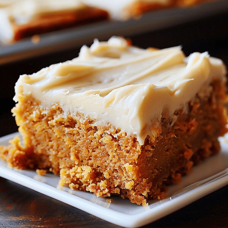 Pumpkin Bars With Cream Cheese Frosting Recipe