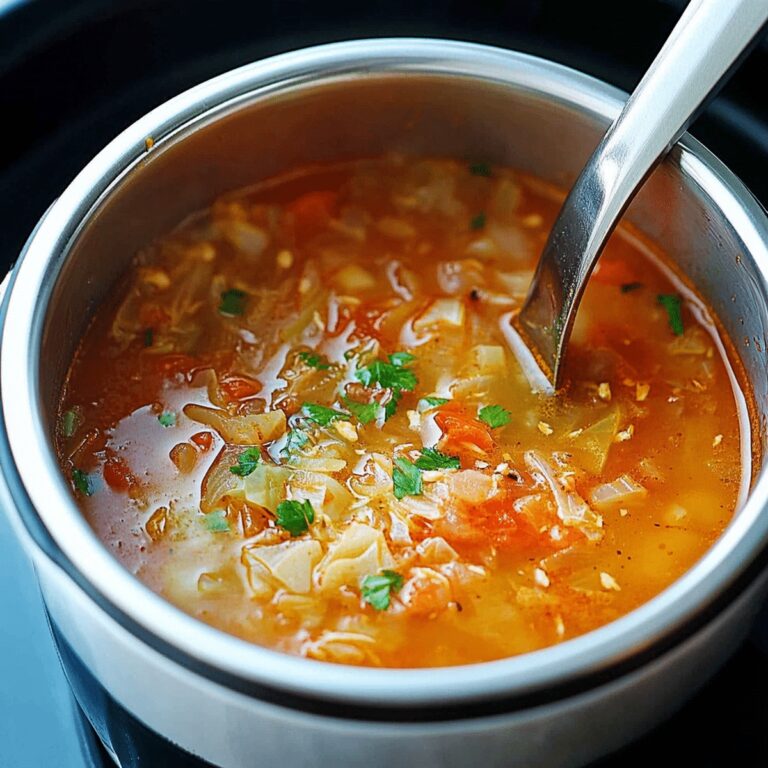 Keto Cabbage Soup Recipe