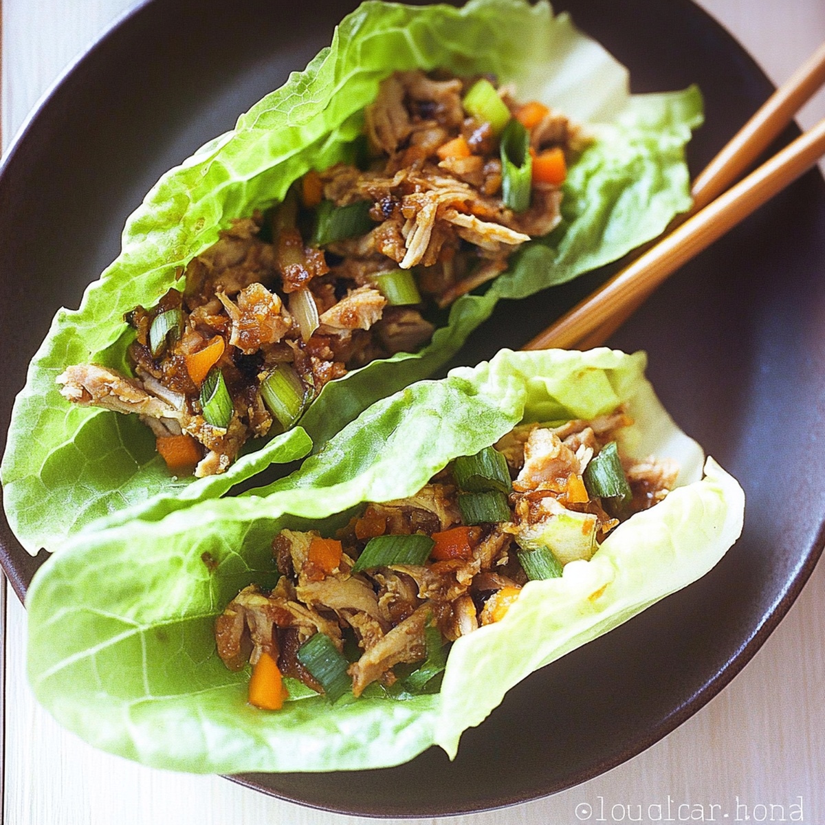Asian Turkey Lettuce Wraps Recipe