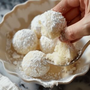 Sweetened Condensed Milk Snowball Cookies Recipe