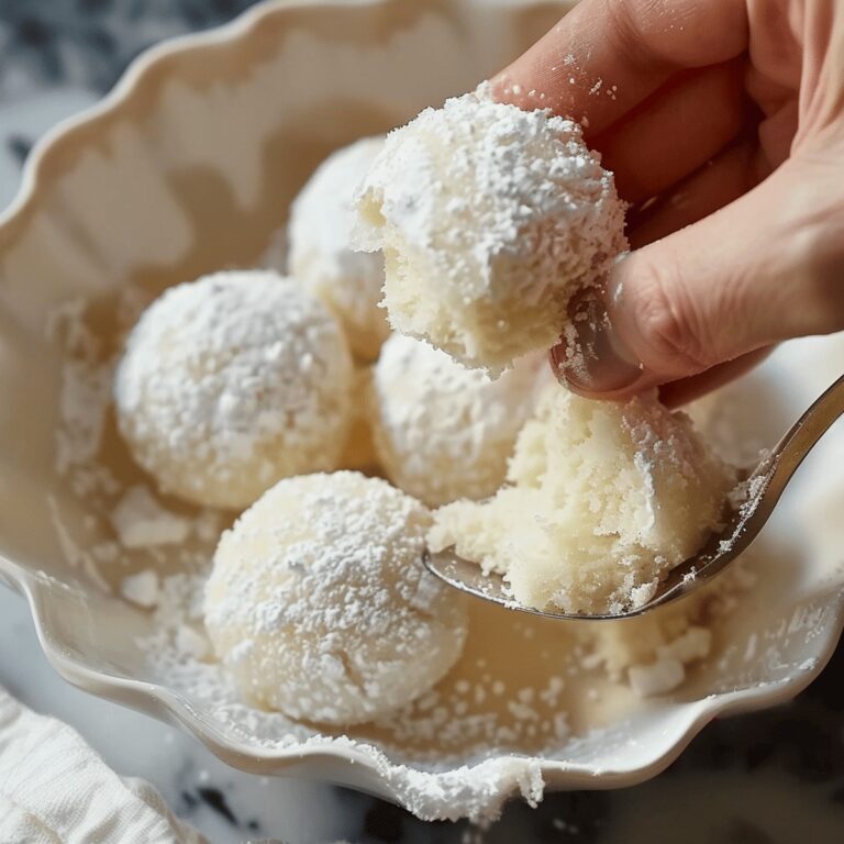 Sweetened Condensed Milk Snowball Cookies Recipe