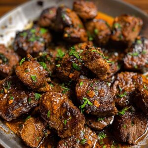 Sizzling Cajun Garlic Butter Steak Bites Recipe