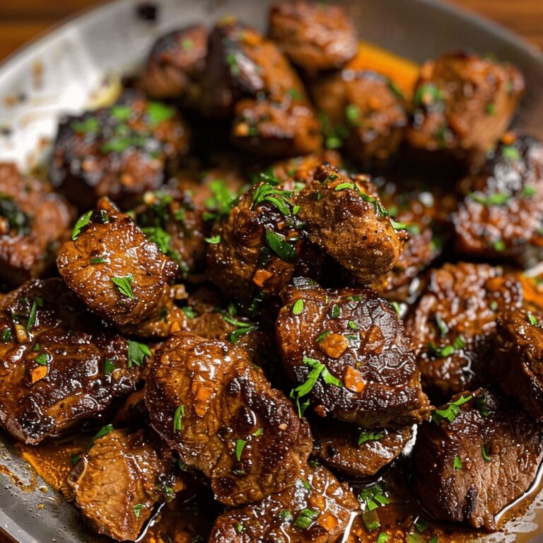 Sizzling Cajun Garlic Butter Steak Bites Recipe