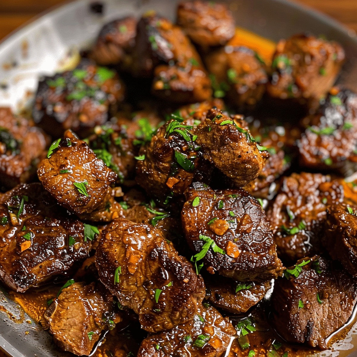 Sizzling Cajun Garlic Butter Steak Bites Recipe