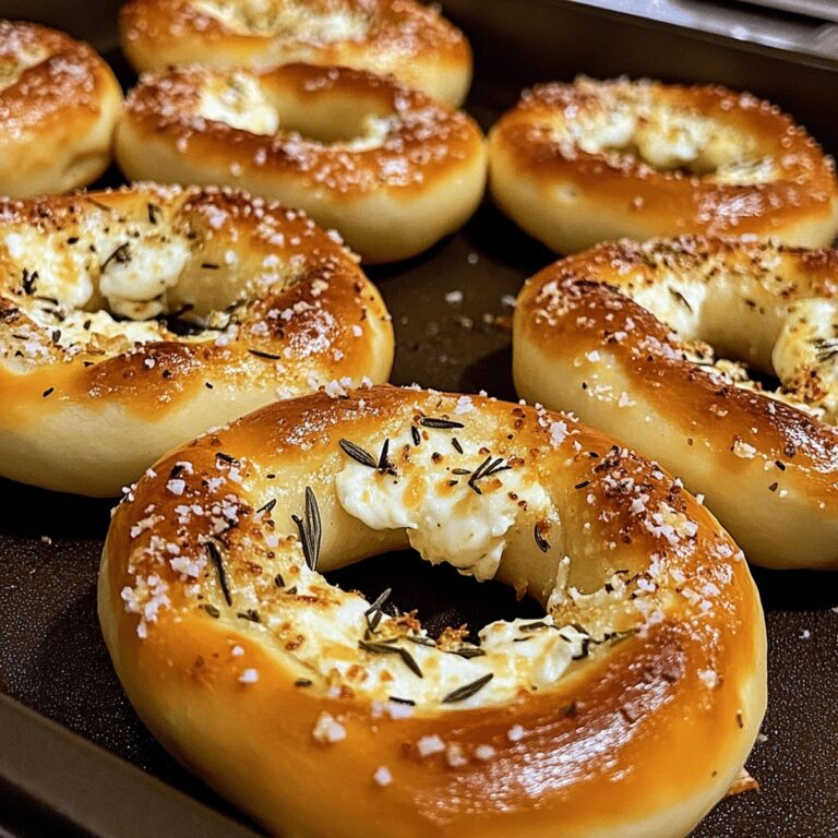 Incredible Mozzarella Stuffed Rosemary Parmesan Soft Pretzels Recipe