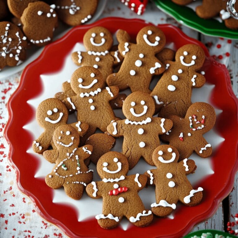 Festive Gingerbread Men Cookies Recipe